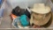 Tub of hats & caps
