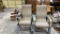 Set of 5 outdoor patio chairs