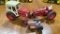 3 International metal tractors