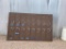 Set of antique lockers