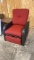 Outdoor patio recliner