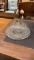 Glass cake plate w/dome