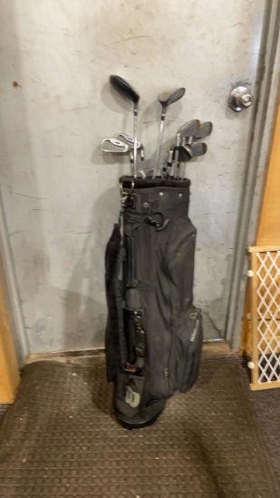 Golf clubs & bag