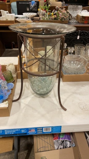 Large glass vase