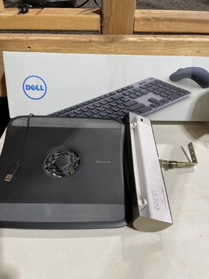 DELL wireless keyboard,mouse, laptop fan &