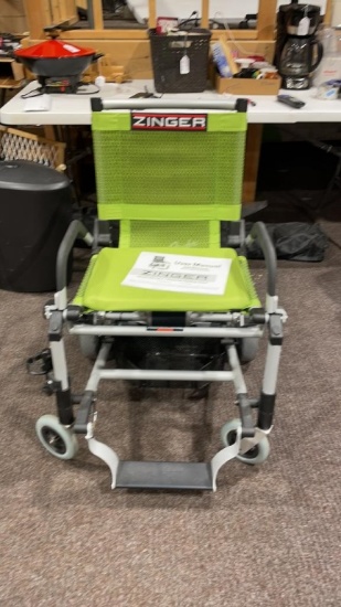 ZINGER foldable electric wheelchair
