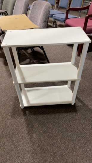 White shelf