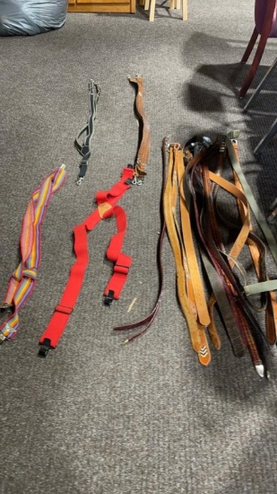 Lot of men’s belts & suspenders