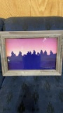 Cowboy framed picture