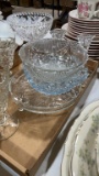 2 boxes of glass decorative bowls,candy