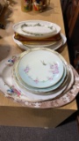 Misc plates & serving trays