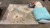 Wall tapestry,afghan & 2 comforters