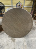 Round card table