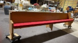 11’6” church pew