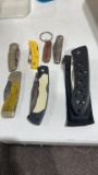 Lot of 7 pocket knives