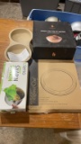 New proofing basket,egg cooker,pie crust shield &
