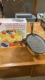 Tortilla bowl bakers & fajitas cooker
