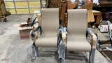 Set of 5 outdoor patio chairs