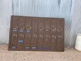 Set of antique lockers