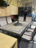 8 pc tile top patio set