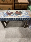 Chicken & Rooster bench