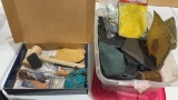 Lot of leatherwork items