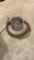 Bucket of chain, nails & roll of cable