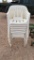 10 plastic stacking chairs