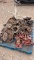 Large lot of IH Planter seed plates and parts