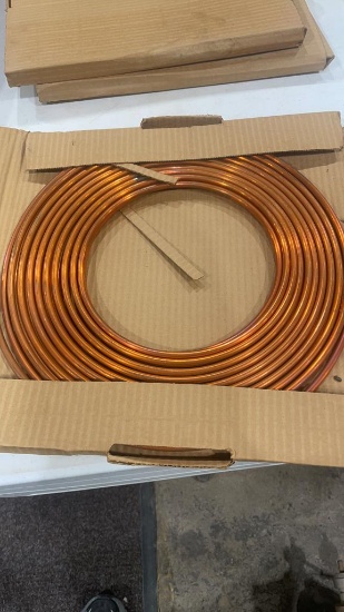 New 1/4” roll of copper tubing