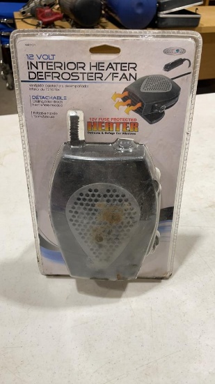 New 12V interior heater defroster/fan