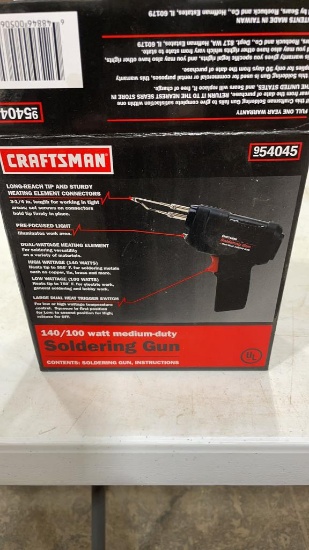 New Craftsman soldering gun