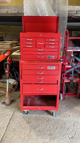 Western Auto 2pc tool chest
