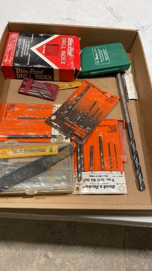 Box of misc drill bits