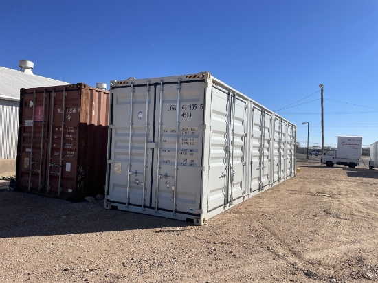 40' HQ container W/ 4 side doors