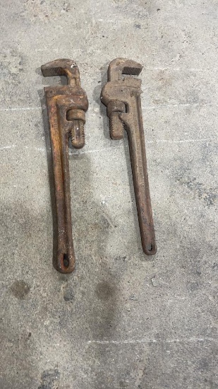 2 RIDGID 18” pipe wrenches