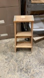 Wooden step stool