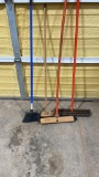 Lot of 4 brooms