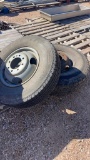 Pair LT215/85R16 tires and wheels