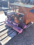 Gasoline air compressor -needs pull start