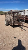 Hog or pig trailer