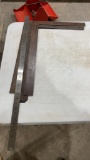 Lot of framing squares & straight edge
