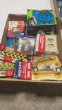 Box of misc household hardware