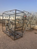 Lot of metal frames and racks
