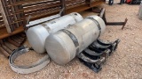 Pair of truck fuel tanks w/ hardware