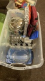 Tub of cake & muffin pans, casserole carrier & S