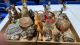 2 boxes of animal figurines