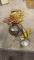 Lot of extension cords & drop lights
