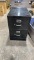 Legal size 2-drawer filing cabinet