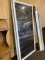 6’ vinyl sliding patio door w/ Frame